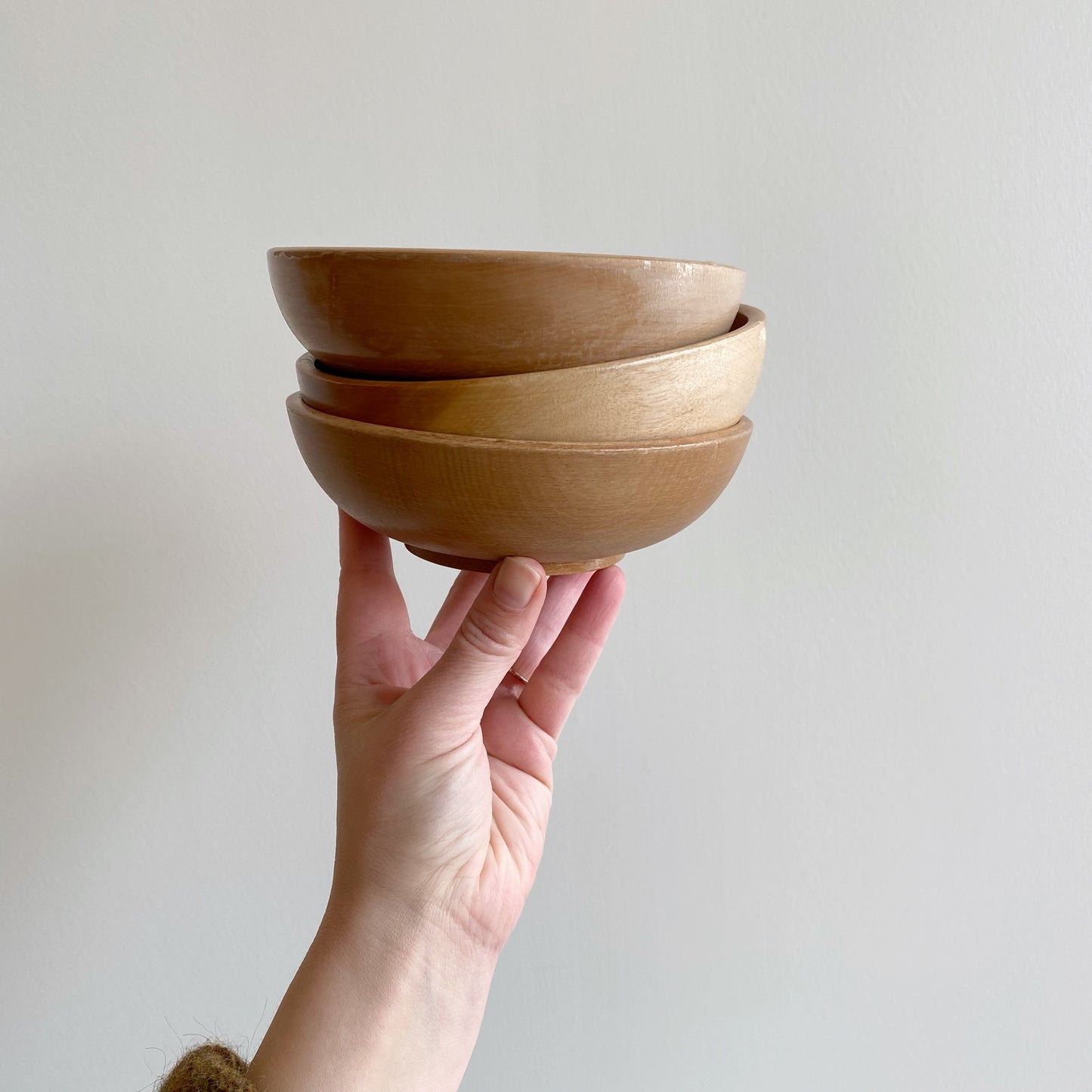 Simple Single Wood Bowl, Japan