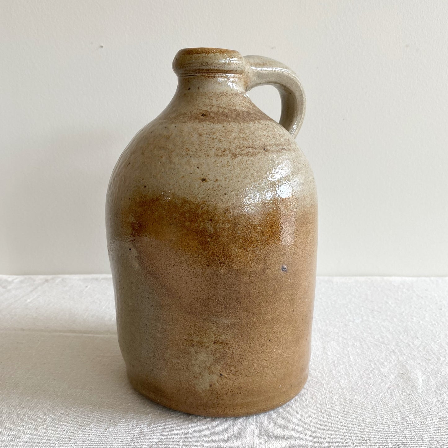 Vintage Stoneware Jug, 9.25”