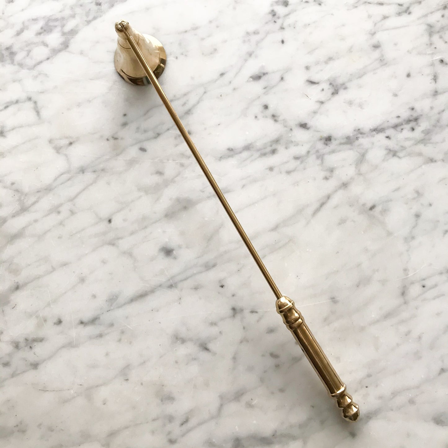 Large Vintage Brass Candle Snuffer