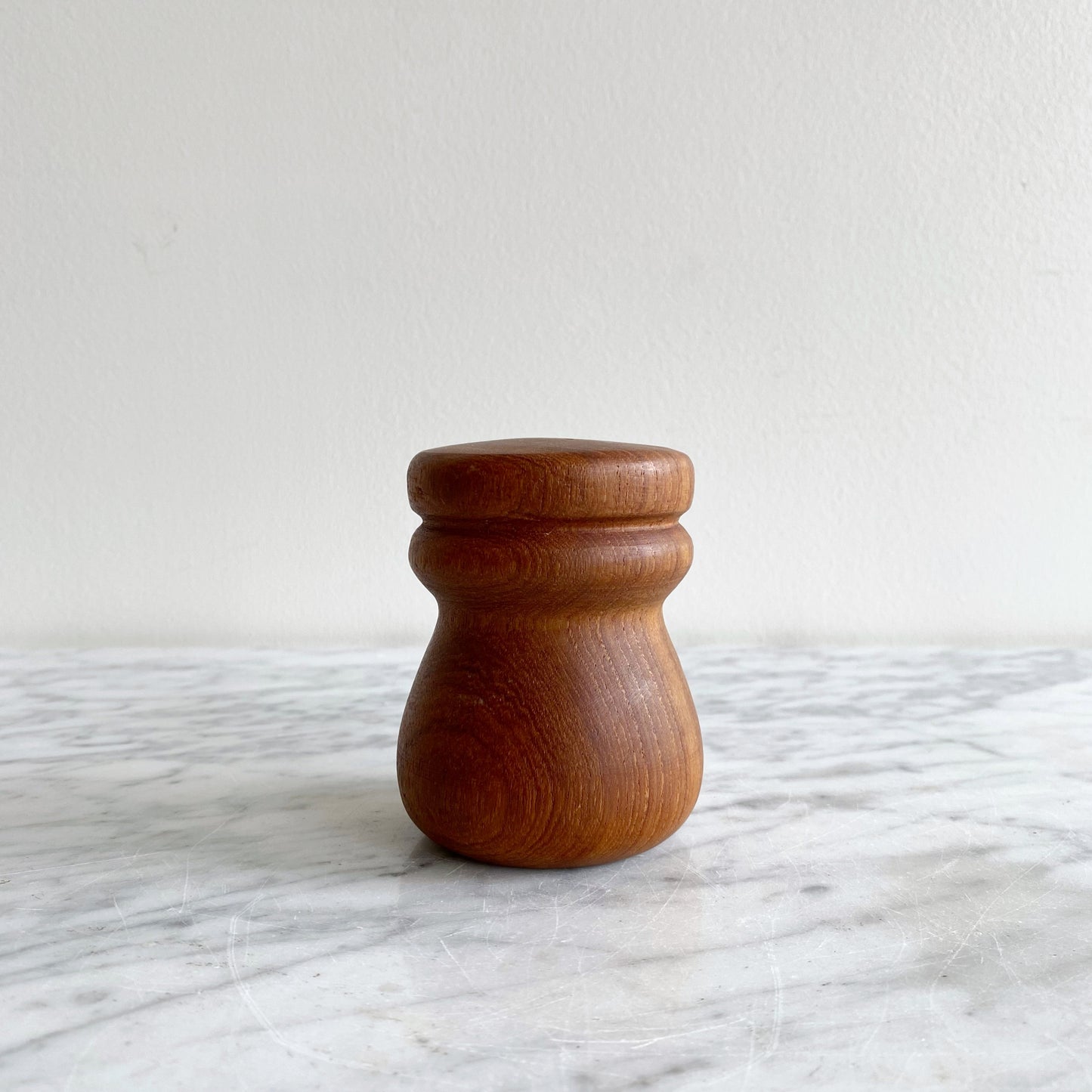 Vintage MCM Turned Walnut Shaker