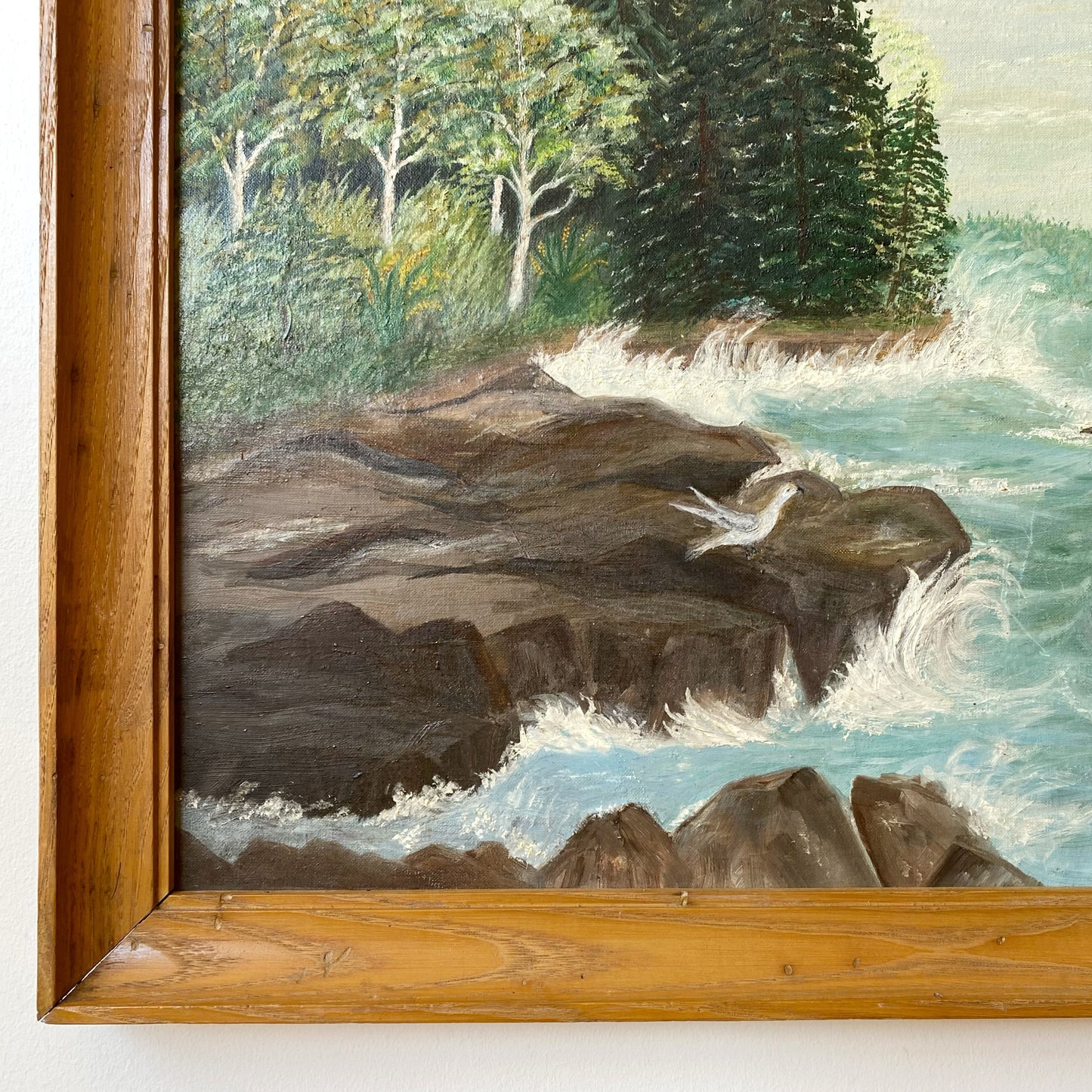 Vintage Original “North Shore” Oil Painting (1959)