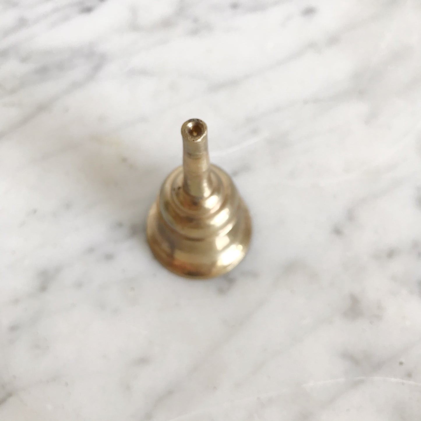 Petite Vintage Brass Candle Snuffer