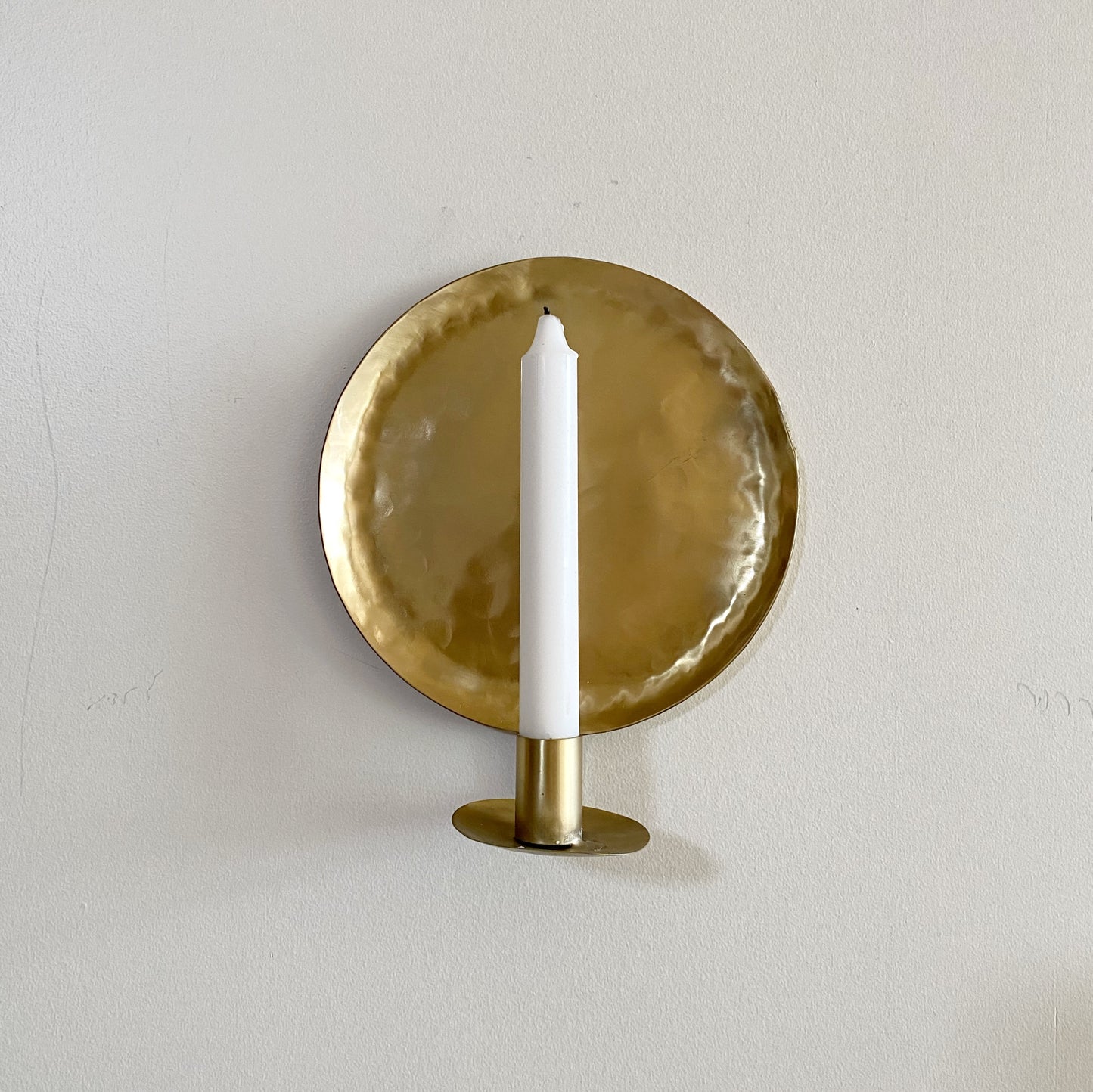 Solid Brass Candle Sconce