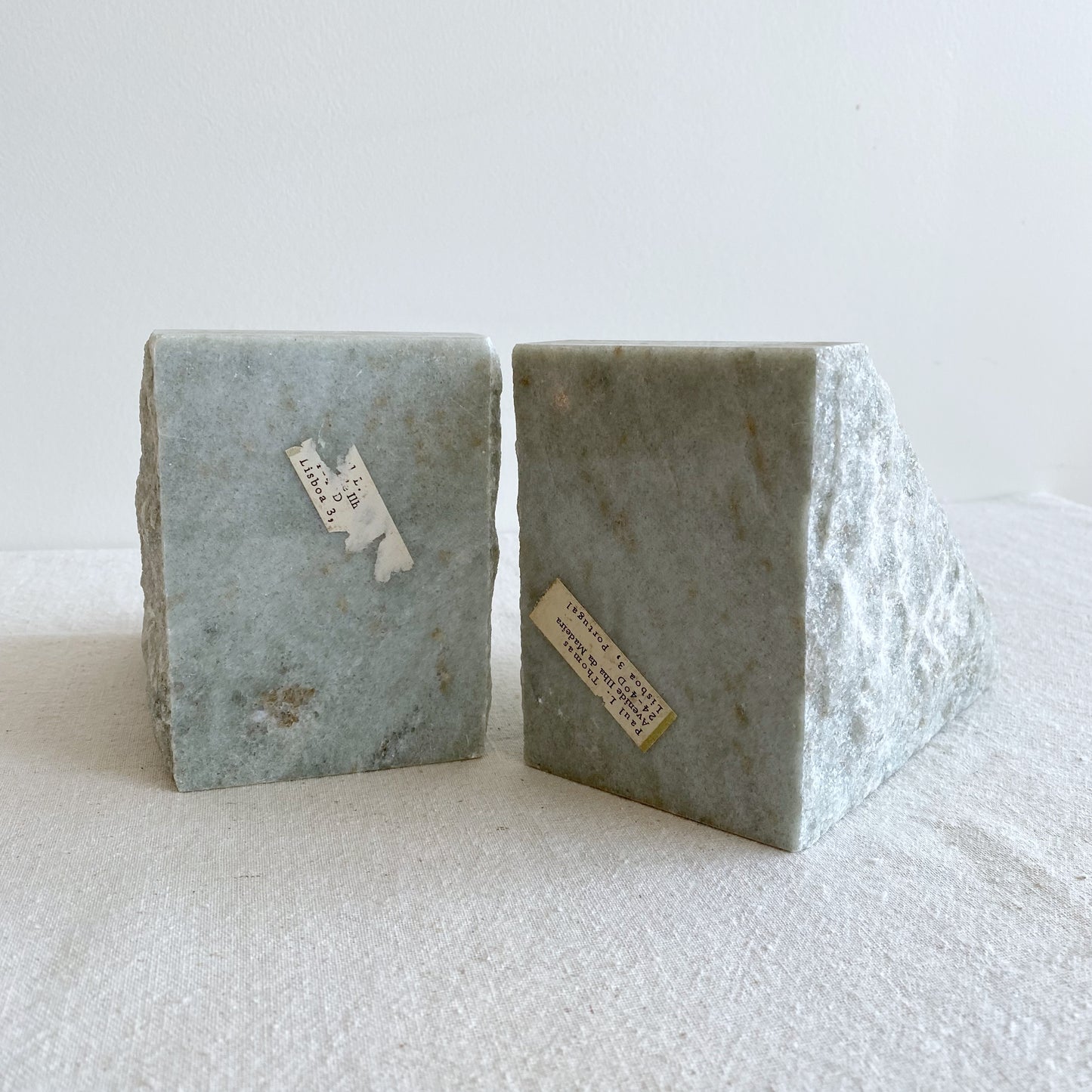 Pair of Vintage Stone Bookends, Portugal