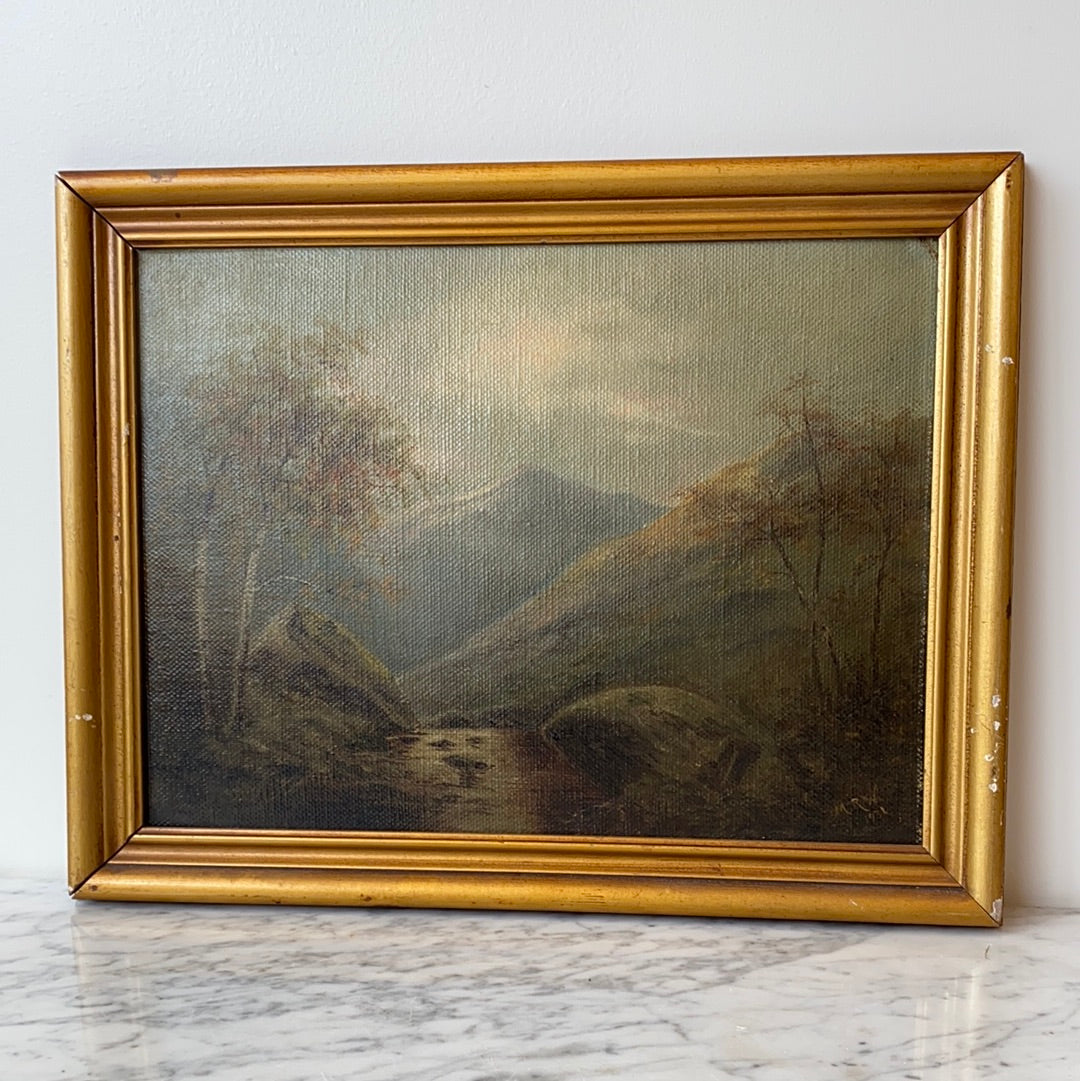 1930’s Original Landscape Oil Painting