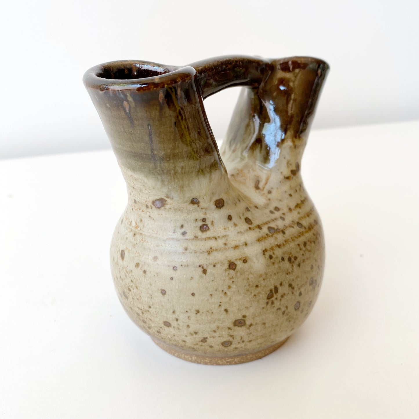 Vintage Double Pottery Vase