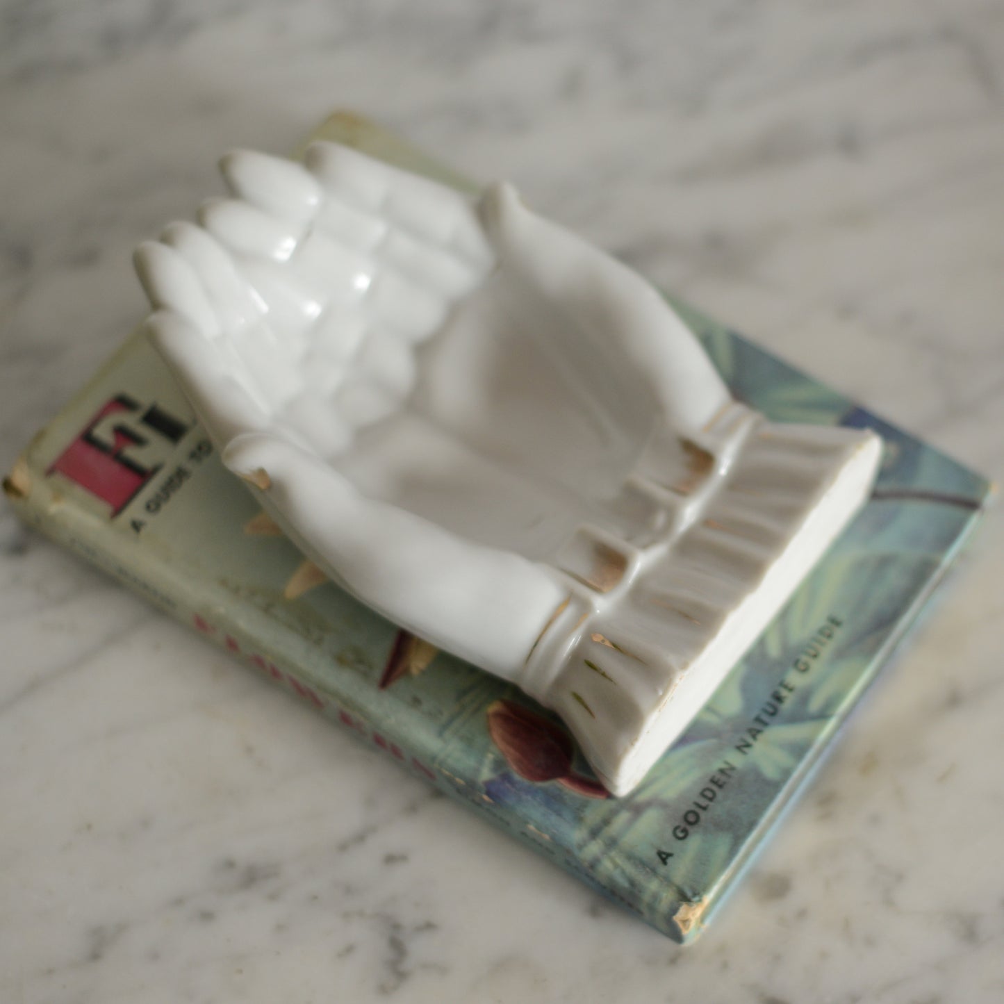 Vintage Ceramic Hand Dish Ashtray