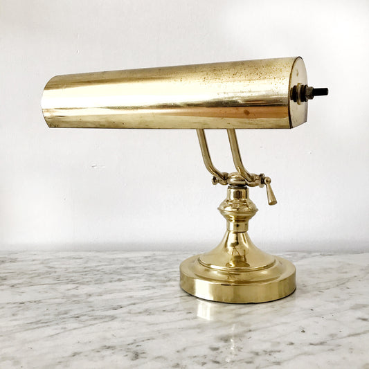 Vintage Brass Desk Lamp