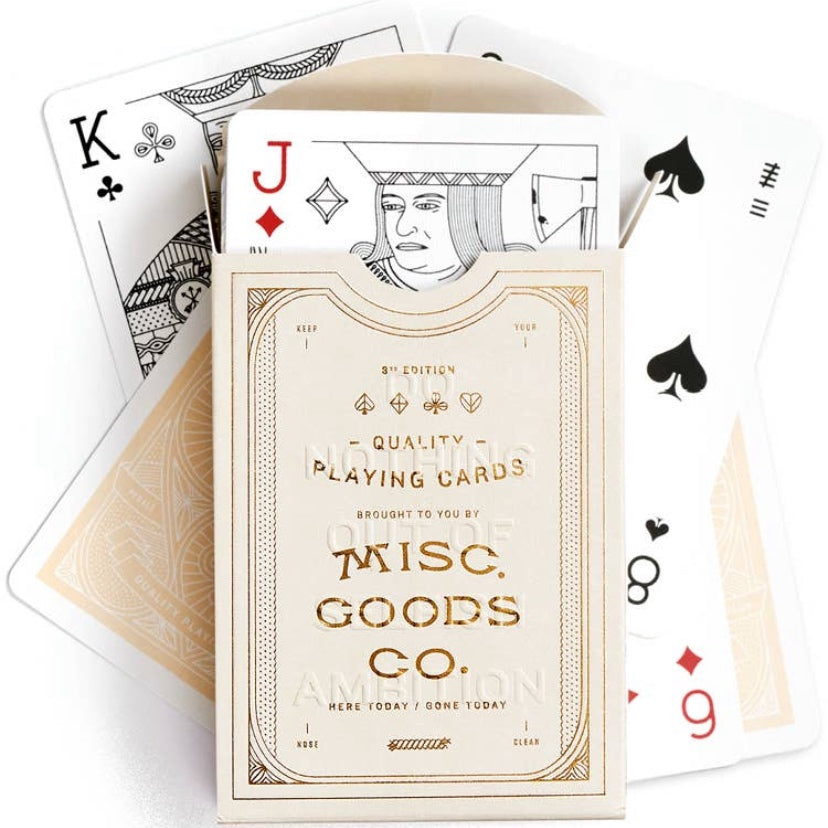 Ivory Deck of Playing Cards