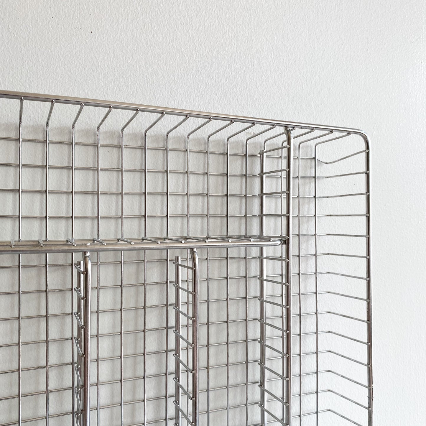 Found Chrome Wire Grid Organizer