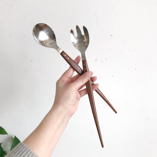 Vintage Danish Modern Serving Set