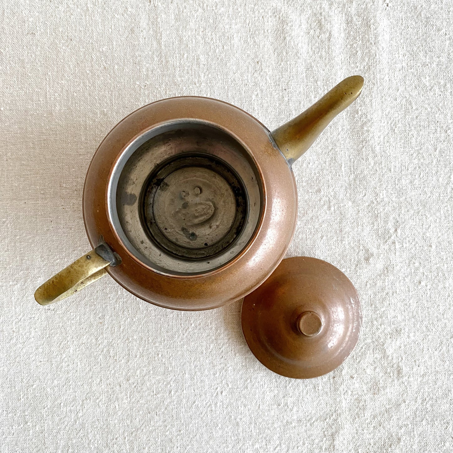 Small Vintage Copper Teapot
