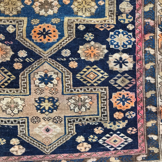 “REMINGTON” Antique Hand-knotted Rug (4.9 x 3.9)
