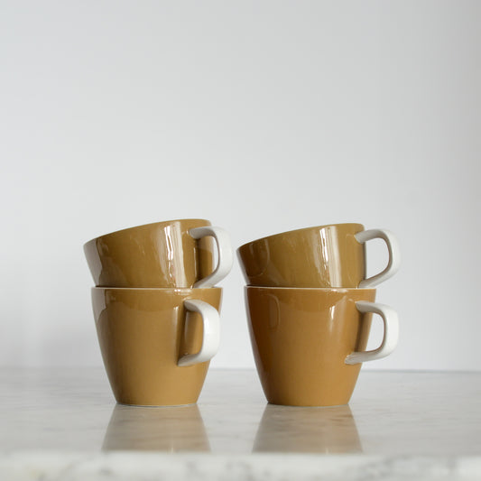 Set of 4 Vintage Ceramic Coffee Cups, Japan