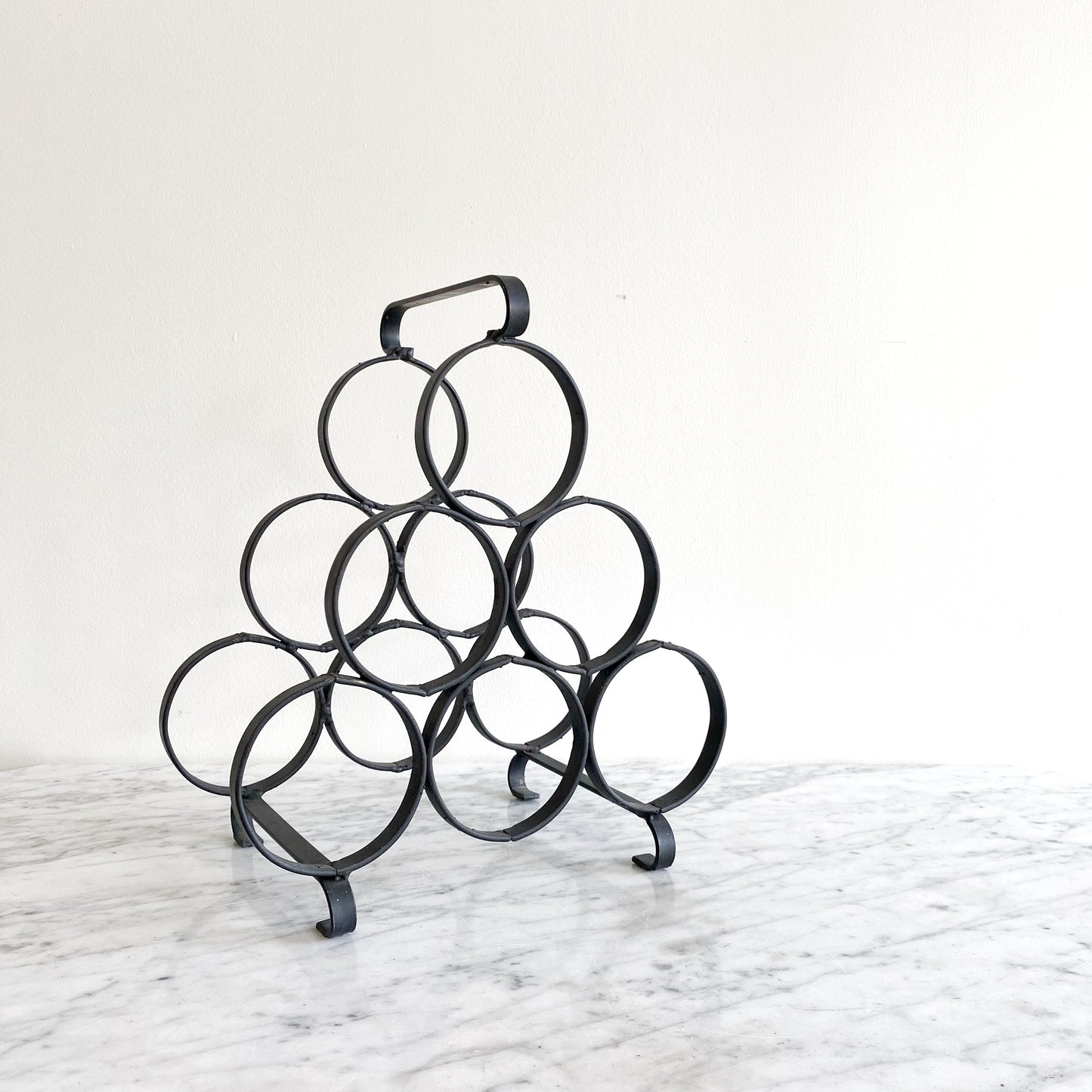 Vintage Iron Wine Rack