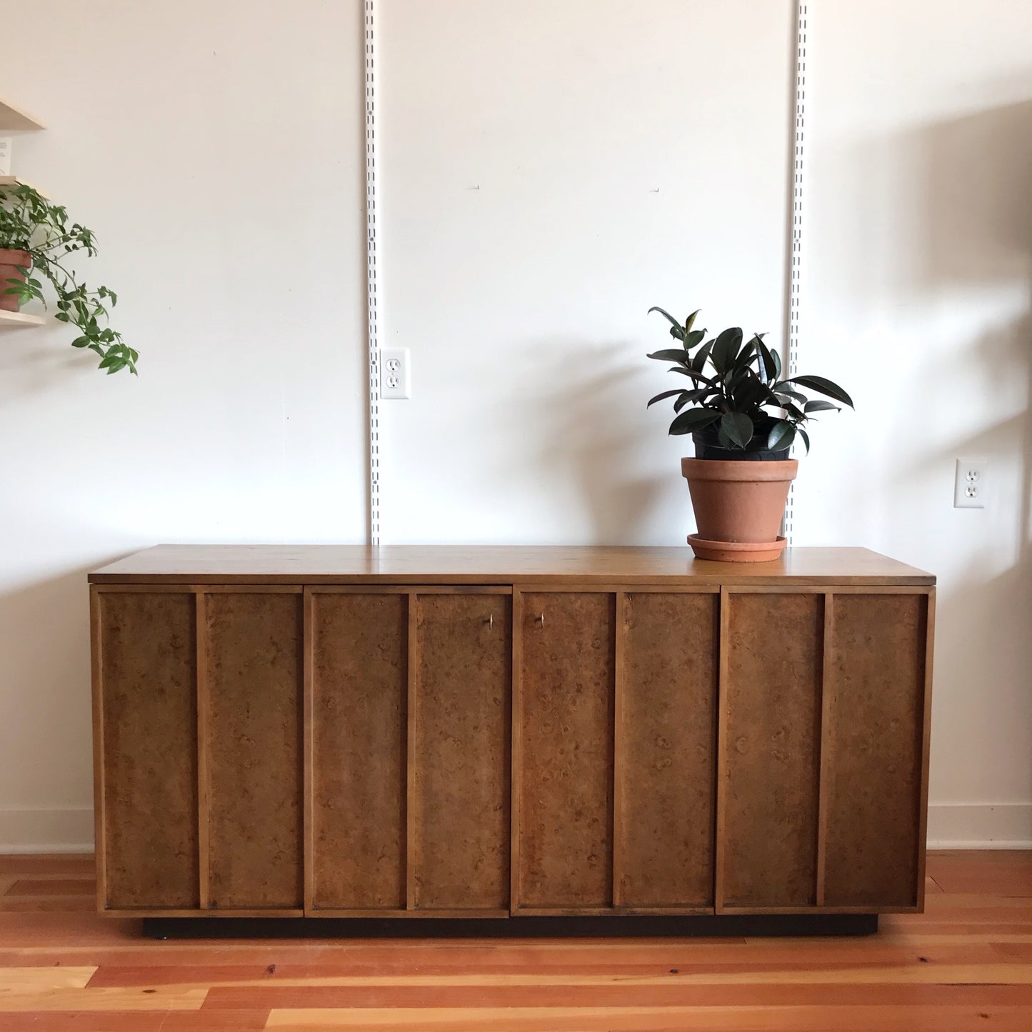 Vintage Credenza with Burled Wood