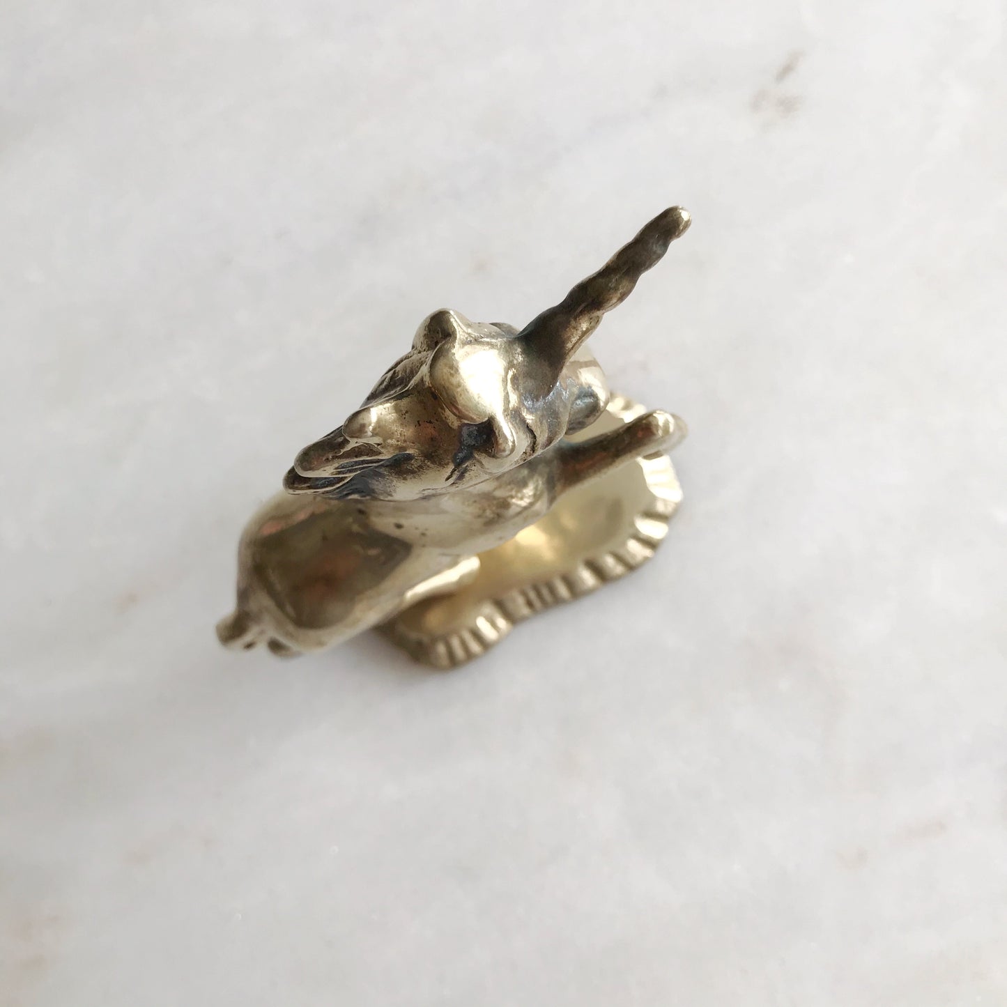 Vintage Brass Unicorn