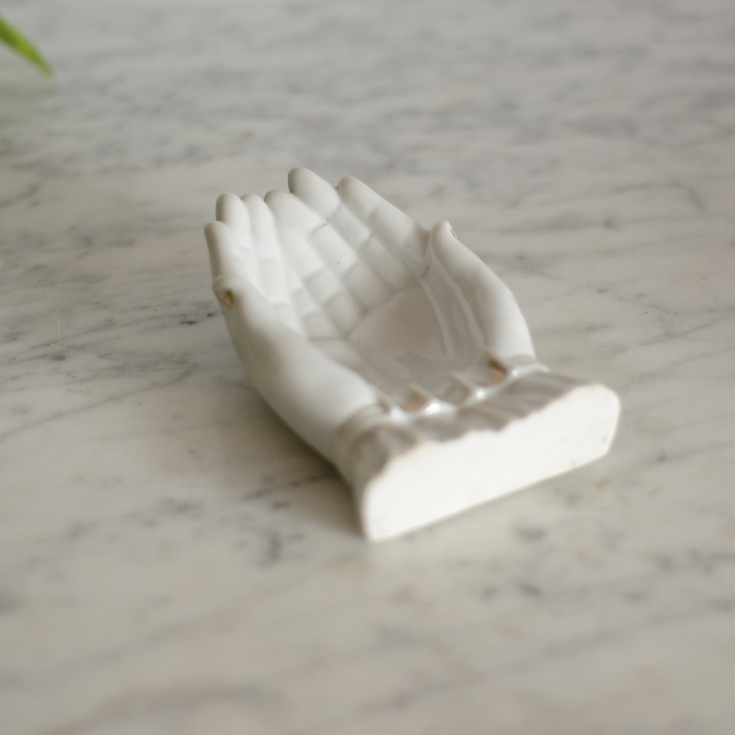 Vintage Ceramic Hand Dish Ashtray