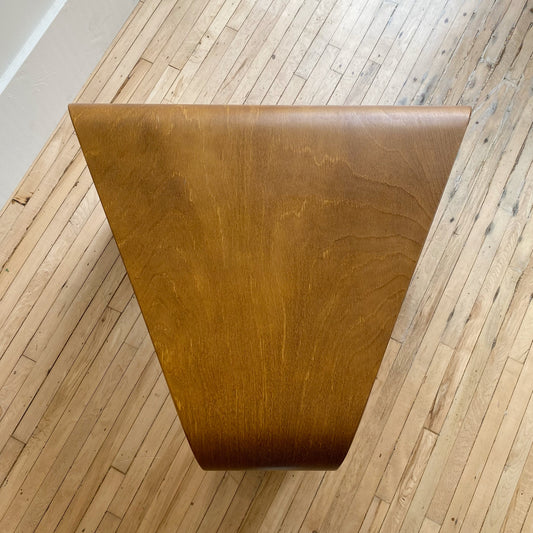 Ekornes Postmodern Triangular Bentwood Table