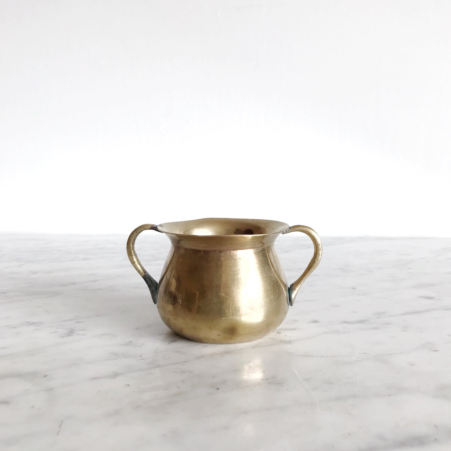 Vintage Brass Cup w/ Handles
