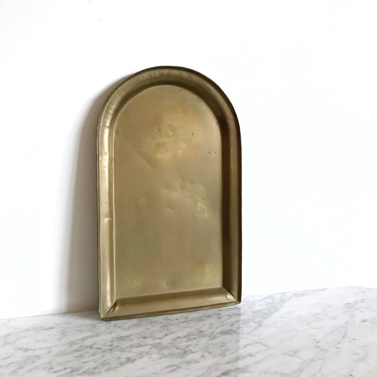 Vintage Brass Arch Tray