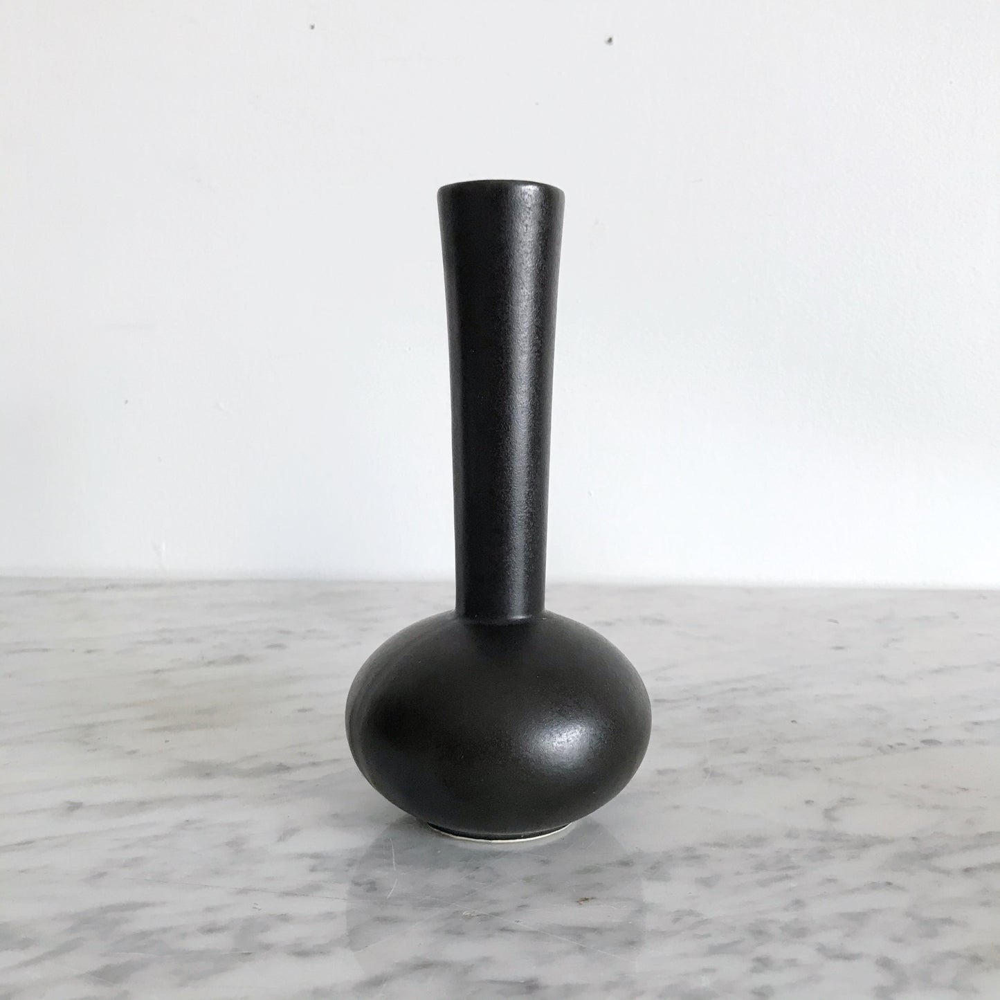 Vintage Black Mod Bud Vase