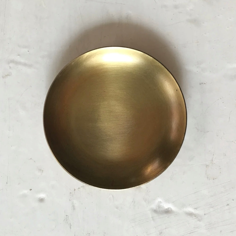 Round Brass Plate, Choose Size