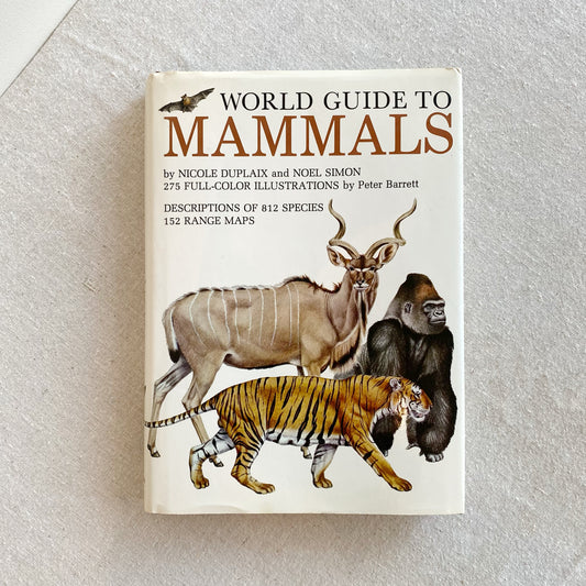 Book: World Guide to Mammals, 1976
