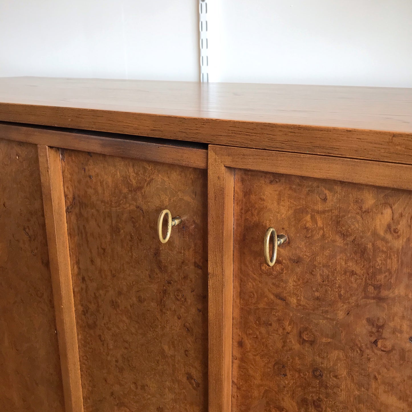 Vintage Credenza with Burled Wood