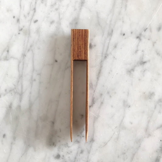 Vintage Wooden Toast Tongs