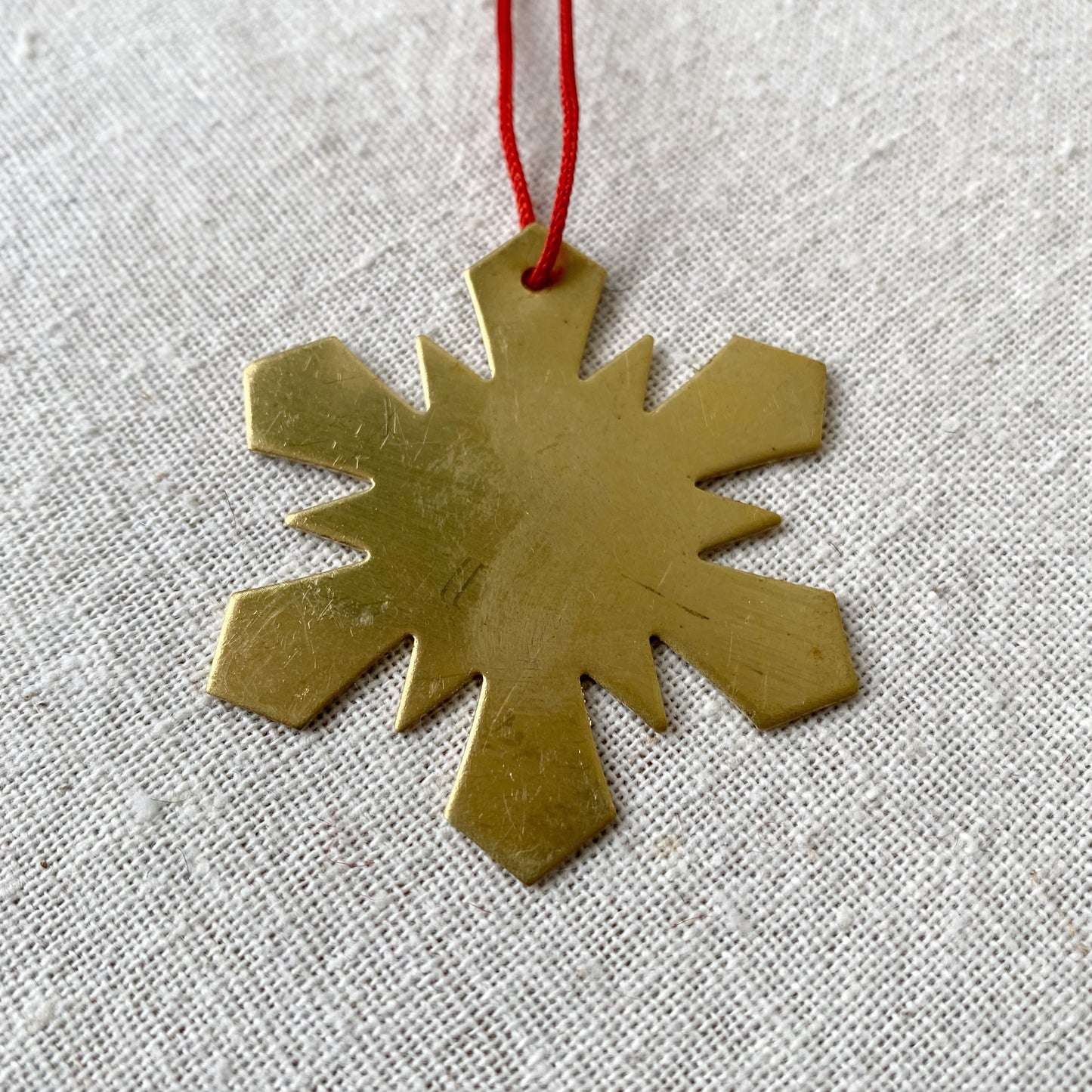 Brass Snowflake Ornament, Choose