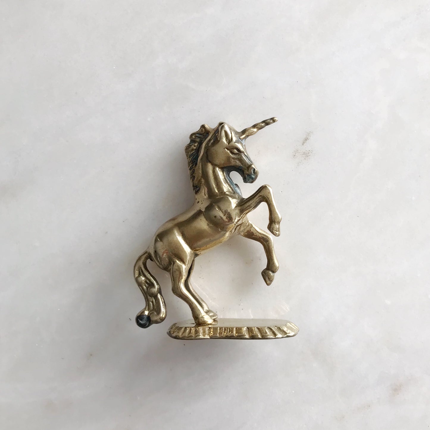 Vintage Brass Unicorn