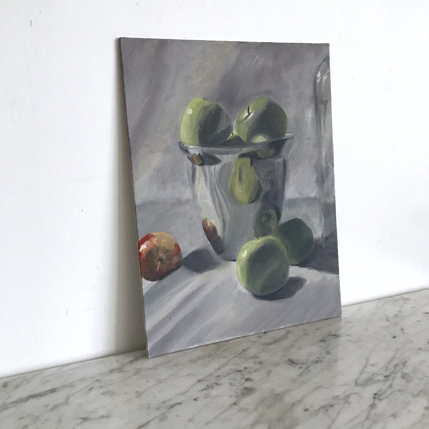 Original Still-life Painting of Apples (12 x 16)