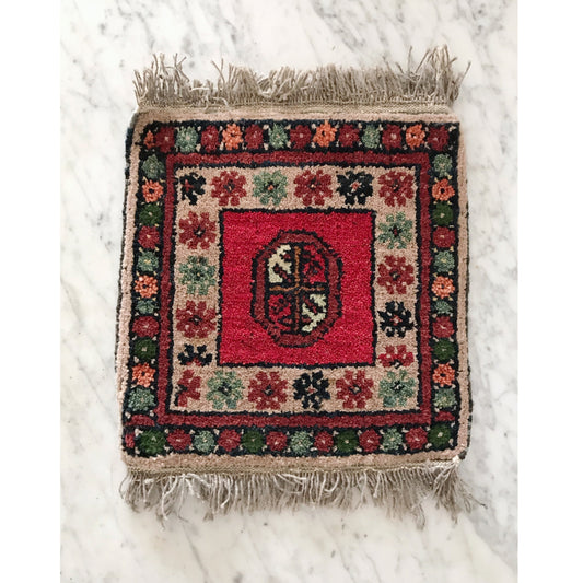 Vintage Wool Rug Sample, “ROMA”