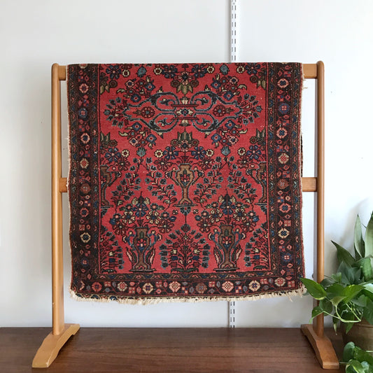 “LAURA” Vintage Hand-Knotted Rug (2.7 x 4)